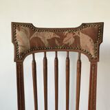 Chaise de nourrice esprit Arts and Crafts debut XXeme.