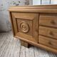 Enfilade storage unit oak Art Deco 1940 Dudouyt