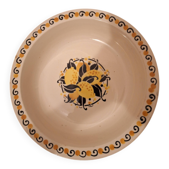 Plat rond Boch frères