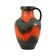 Grand vase Fat Lava orange Allemagne de l'Ouest Carstens 7315-45
