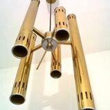 Brass pendant lamp by Oscar Torlasco 1970s