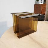 Vintage magazine door Plexiglas 1970