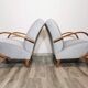 Fauteuils par Jindrich Halabala, 1940s, Set de 2
