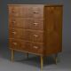 Commode scandinave en teck, années 1960