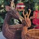 Panier forme cerf