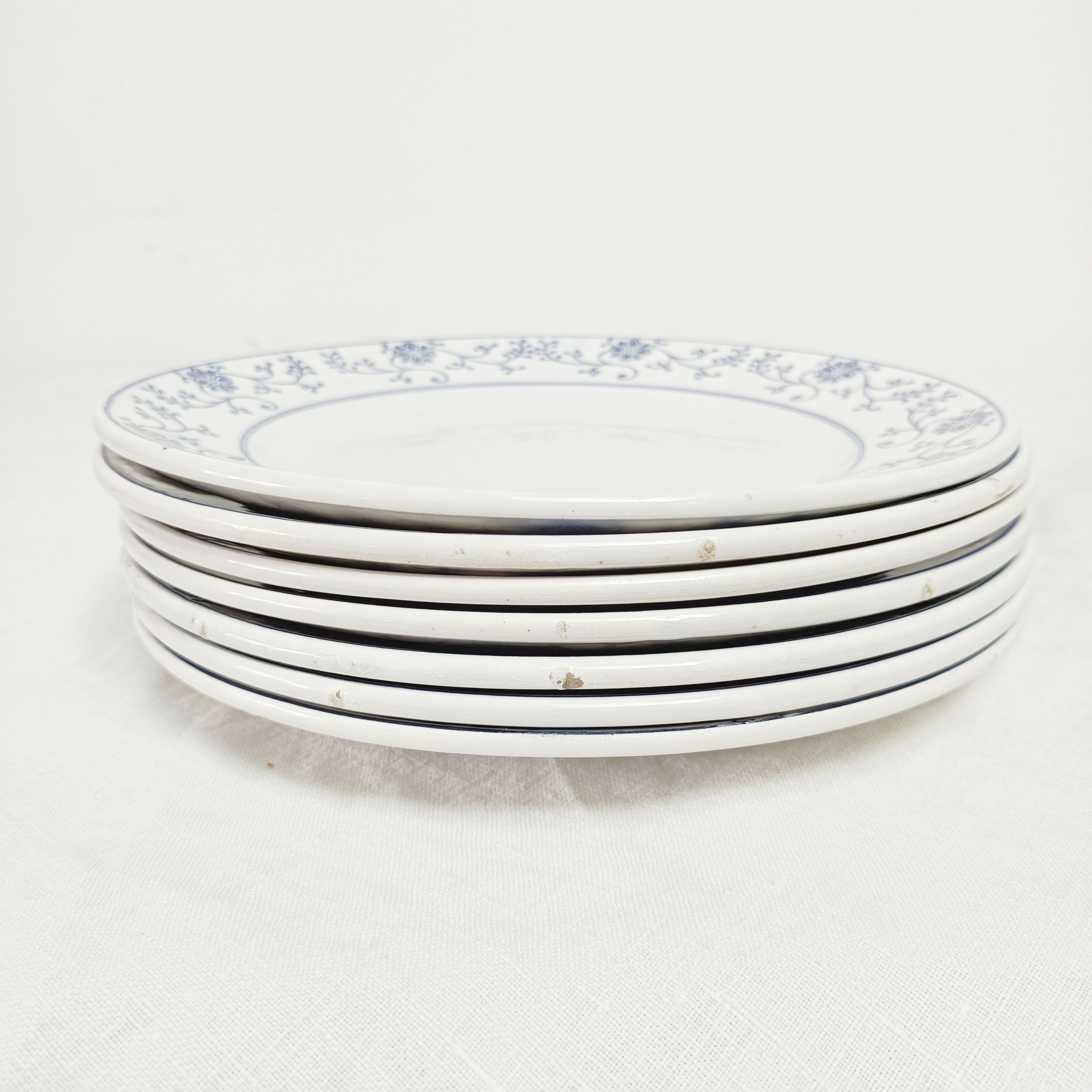 4 flat plates Moulin des loups and Hamage Tournai