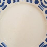 Set of 5 plates Badonviller model Azur