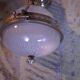 Chandelier, 1920s Holophane pendant light