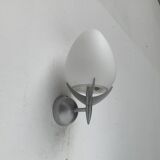 Vintage wall lamp in postmodern Italian glass by Lucente.