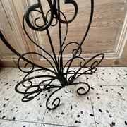 Wrought iron magazine rack