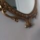 Baroque mirror in gilded brass, C.G.R