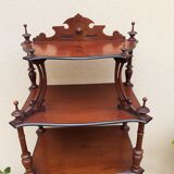 Napoleon III mahogany standing shelf