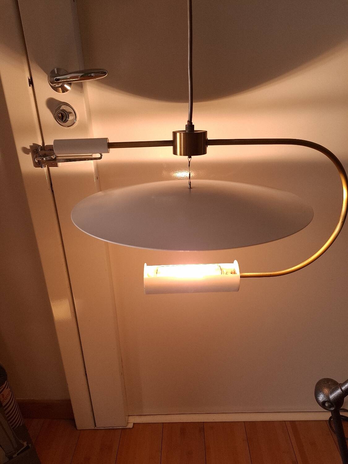 80'S pendant light house Lucien Gau