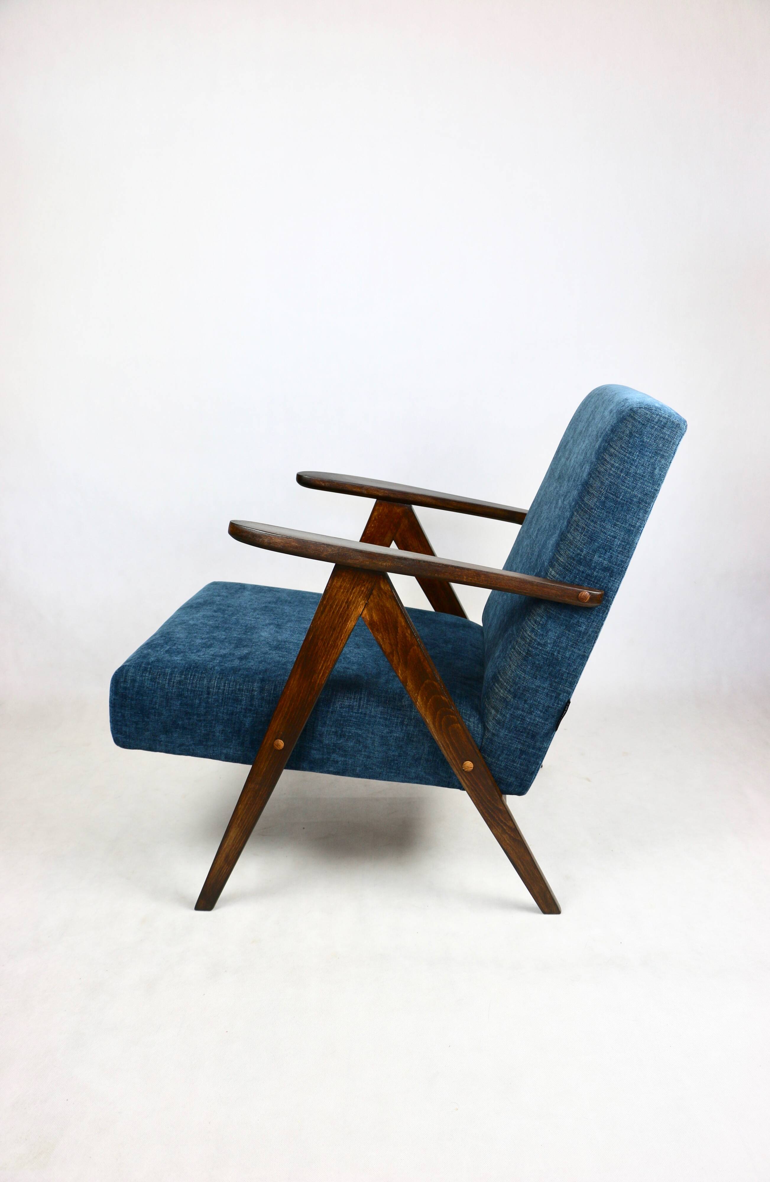 Vintage classic armchair like VAR grey - blue jeans
