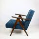 Vintage classic armchair like VAR grey - blue jeans