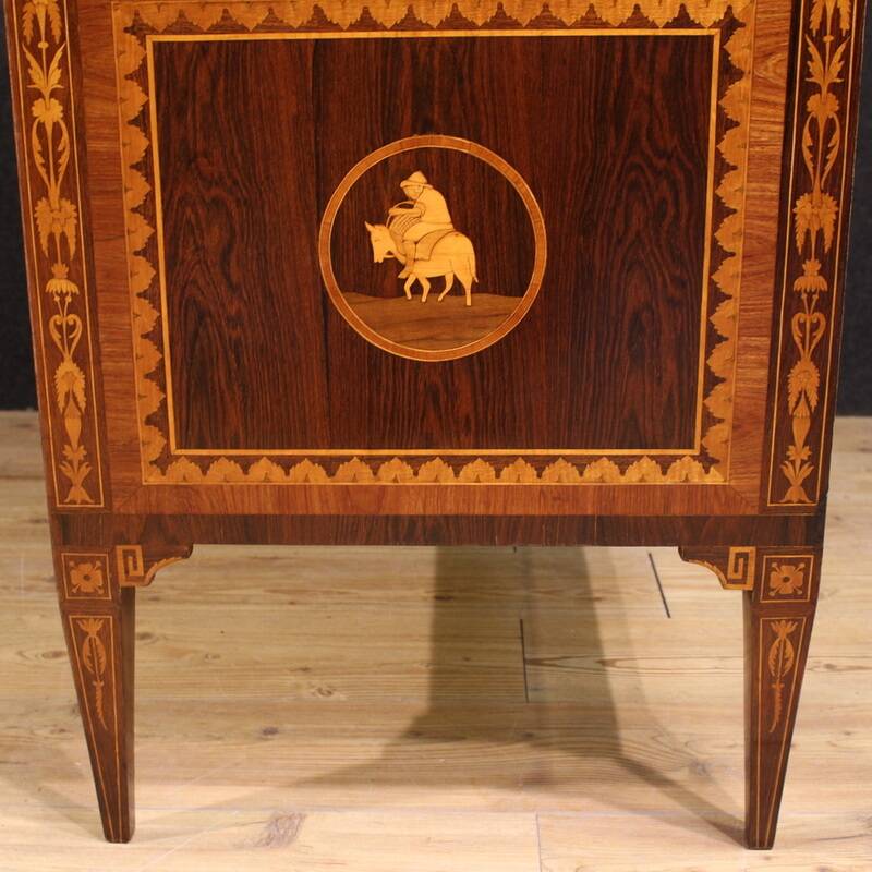 20th century Italian Louis XVI style inlaid dresser