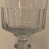 Set of 4 glasses and 1 carafe model Mirabeau early twentieth century