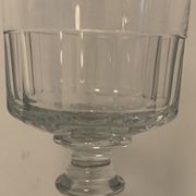 Set of 4 glasses and 1 carafe model Mirabeau early twentieth century