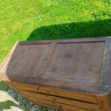 Commode ancienne style louis xvi plateau marbre