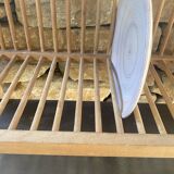 Plate holder wall shelf