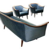 Sofa and chairs Scandinavian 50s Georg Jensen Vatne furniture