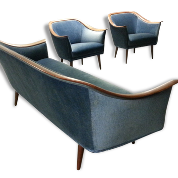 Sofa and chairs Scandinavian 50s Georg Jensen Vatne furniture