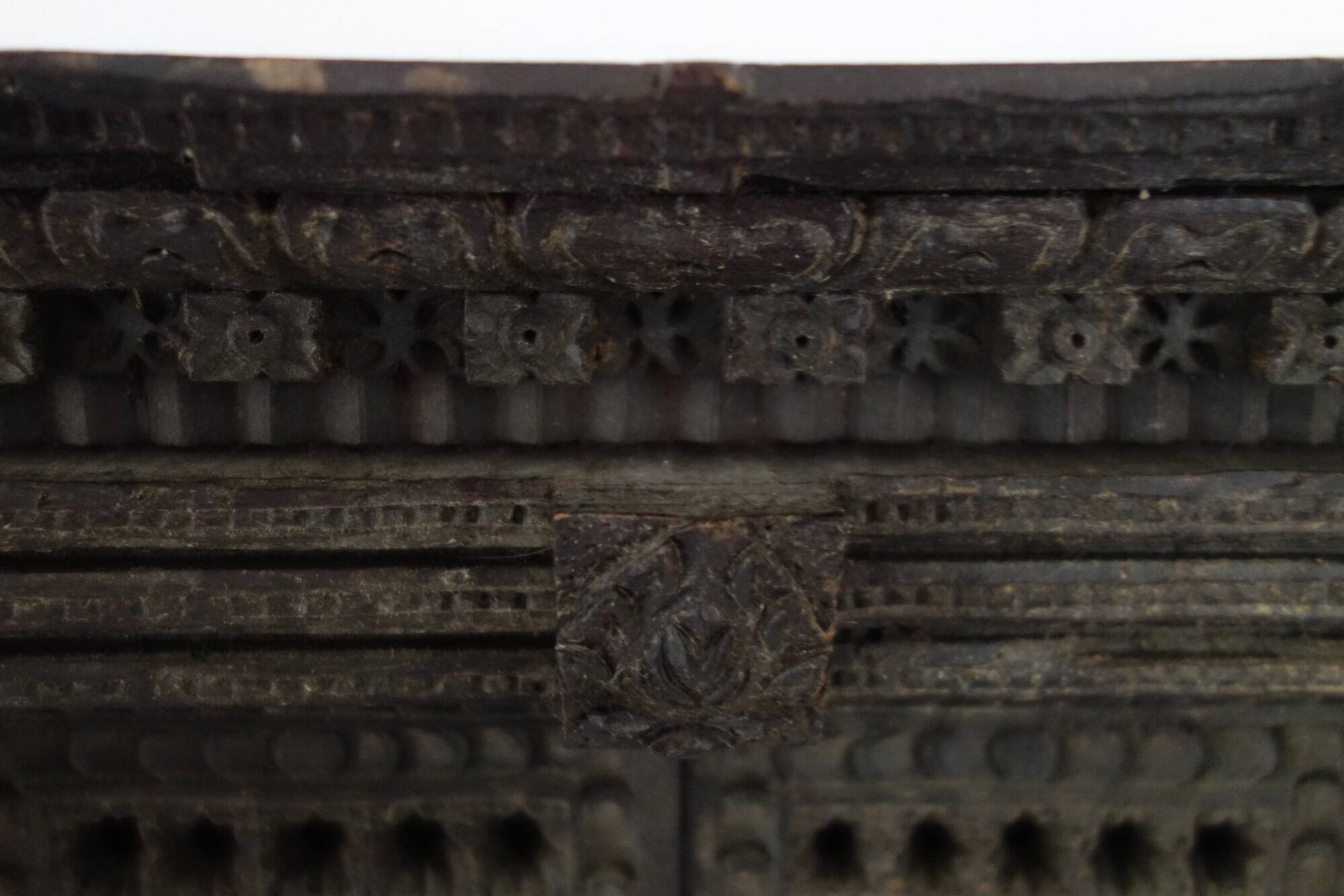Old Newari Nepali window in carved wood