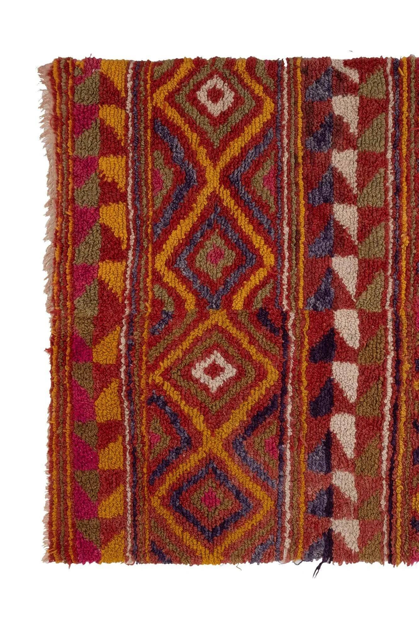 Tapis turc vintage fait main