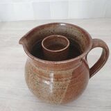 Pyrite stoneware cooling pitcher