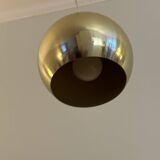 70s gold pendant light - Sweden