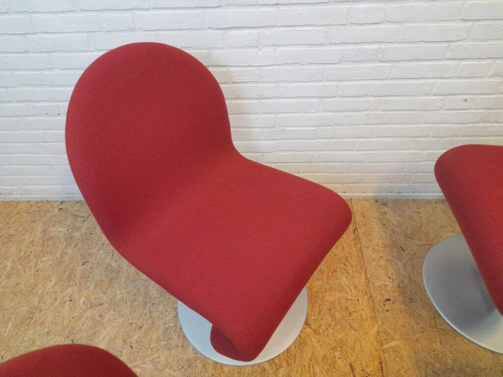 Dining chairs series 1-2-3 by Verner Panton