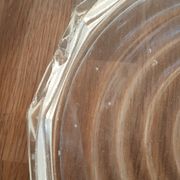 Art Deco glass dessert or cheese bell