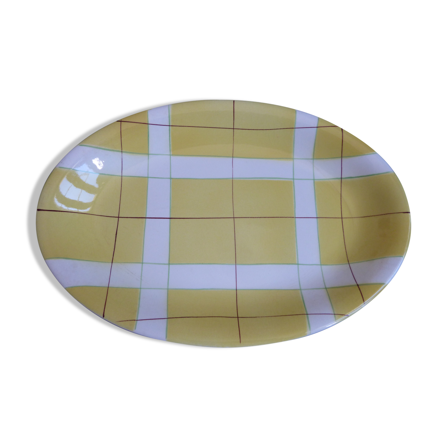 Oval dish collection Hossegor yellow Salins