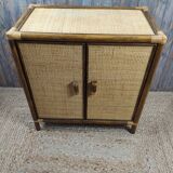 Rattan and wood furniture