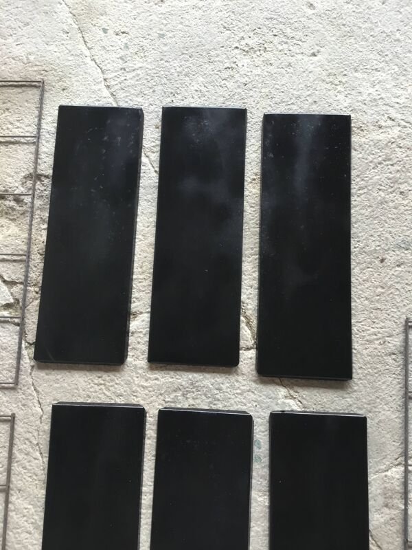 Double étagère string en metal - 6 étagères, 3 montants - vintage 1960