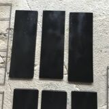 Double metal string shelf - 6 shelves, 3 uprights - vintage 1960