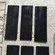 Double metal string shelf - 6 shelves, 3 uprights - vintage 1960