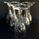Bohemia - glasses on foot (6) - Modern mid-century - Lead crystal 24% Pbo