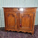 Low Louis XVI Cherrywood Sideboard, Transition, 18th Century