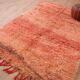 Peach Vintage Moroccan 175 x 246 cm, Berber Wool Rug Handmade, Boho Rug