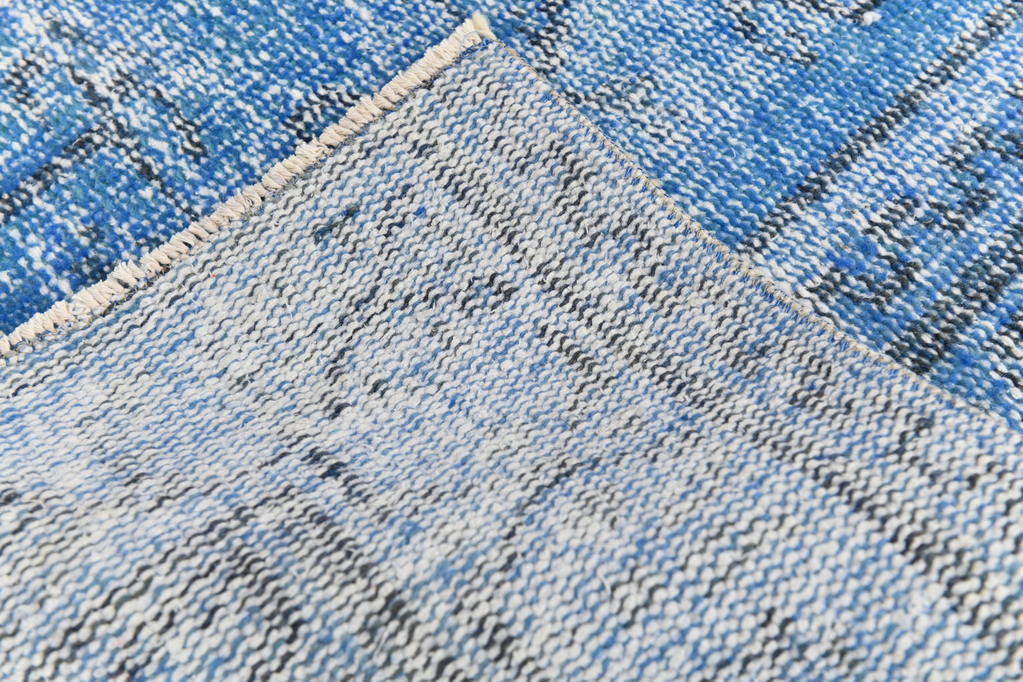 2x6 soft blue vintage runner rug, 53x198cm