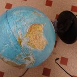 World map lamp