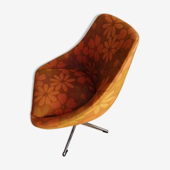 Chaise pivotante années 70