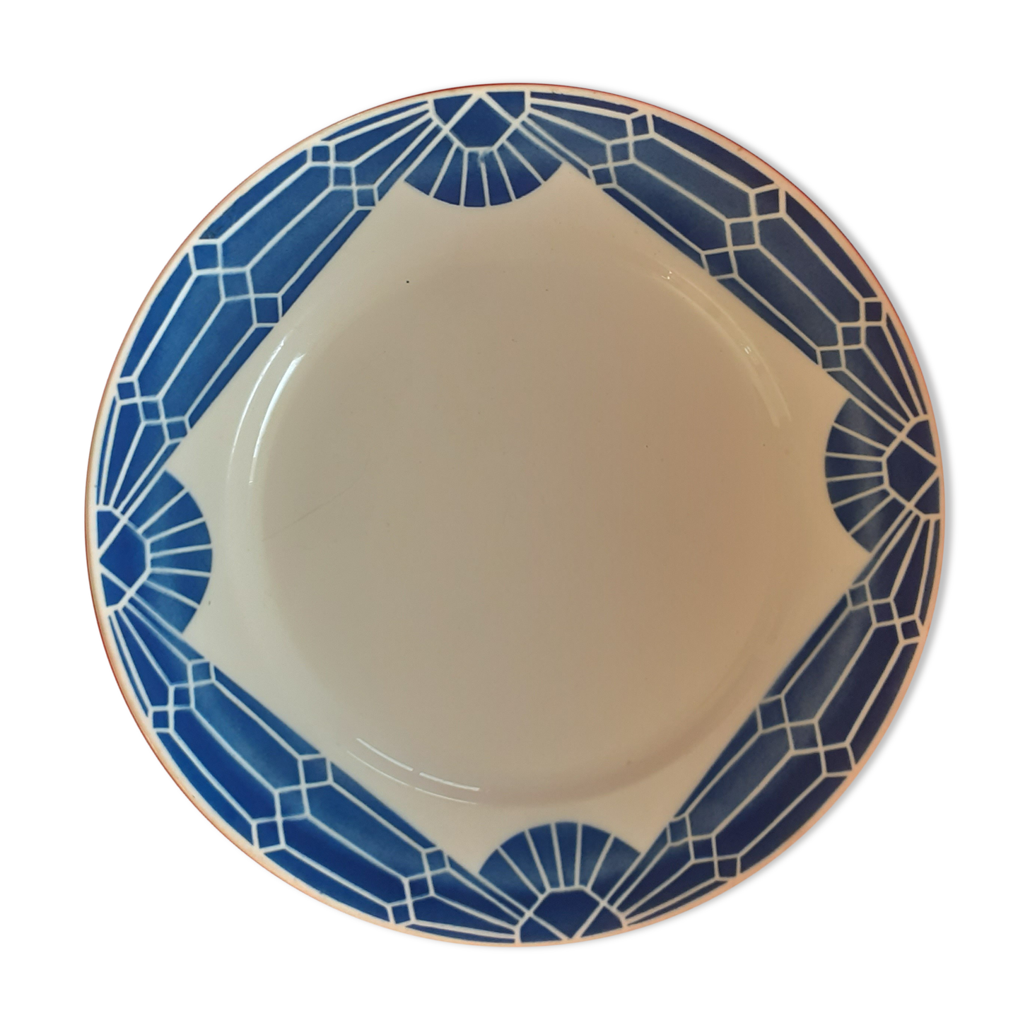 8 Flat plates Blue dntourage, Badonviller, Céanie model