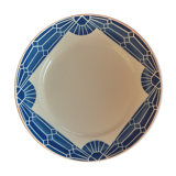 8 Flat plates Blue dntourage, Badonviller, Céanie model