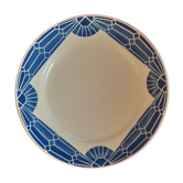 8 Flat plates Blue dntourage, Badonviller, Céanie model