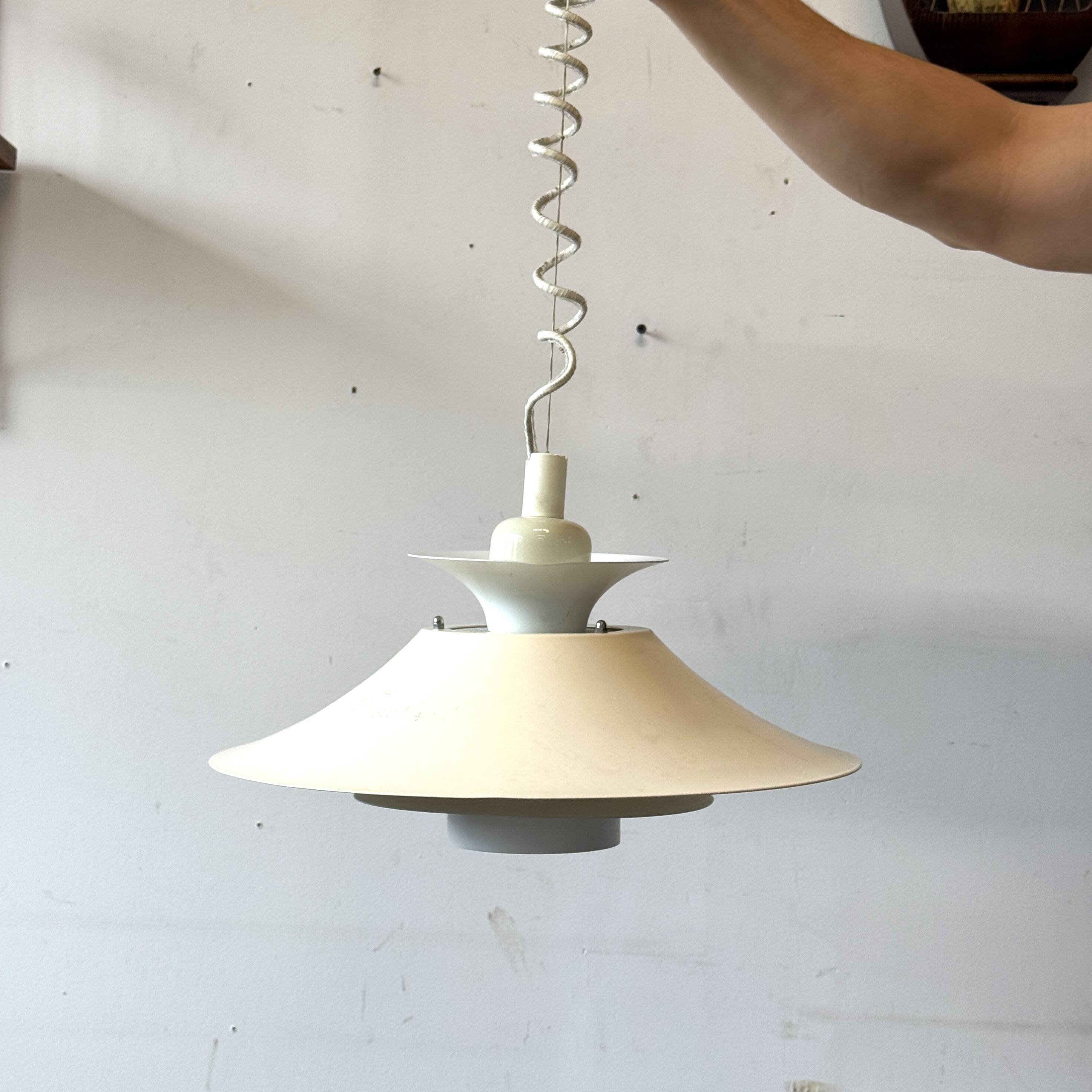 Adjustable Pendant Lamp, 1970s Sweden, Mid-C, Vintage