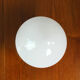 White opaline glass and porcelain light, Czechoslovakia 1960s