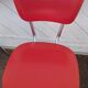 4 vintage Lafargue kitchen chairs in faux leather and chrome