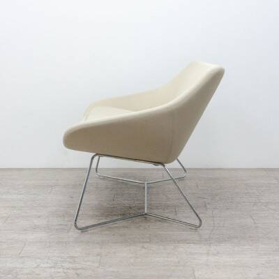 Canapé Allermuir Open en tissu beige